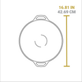 Lodge 14 Inch Seasoned Cast Iron Wok - Cookware