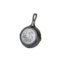 Lodge Wildlife Series 6.5 Inch Cast Iron Wolf Skillet - Cookware