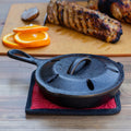Lodge 6.5 Inch Seasoned Cast Iron Smoker Skillet - Cookware