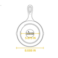 Lodge Classic Cast Iron Skillets - Cookware