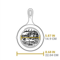 Lodge Wildlife Series 8 Inch Cast Iron Duck Skillet - Cookware