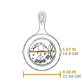 Lodge Wanderlust 8 Inch Cast Iron Tent Skillet - Cookware