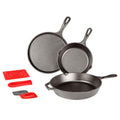 Lodge Essential Seasoned Cast Iron Skillet Set - Cookware