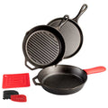 Lodge Essential Seasoned Cast Iron Pan Set - Cookware