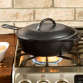 Lodge Cast Iron Covered Deep Skillet - Cookware