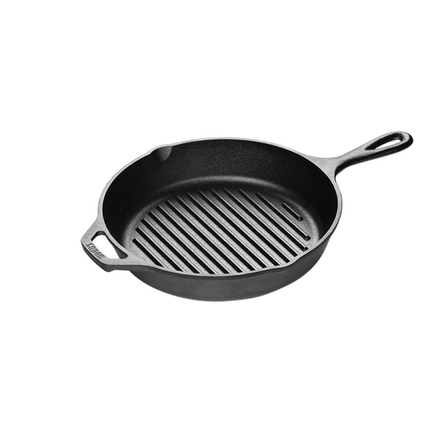 Lodge Round Cast Iron Grill Pan - Cookware