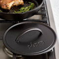 Lodge Seasoned Cast Iron Round Grill Press - Cookware