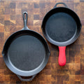 Lodge Fan-Favorite Skillets Set with Handle Holder - Cookware Handle Accessory