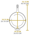 Lodge Fan-Favorite Skillets Set with Handle Holder - Cookware Handle Accessory