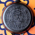 Lodge 10.25 Inch Seasoned Cast Iron Sugar Skull Skillet - Cookware