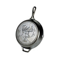 Lodge Wildlife Series 10.25 Inch Cast Iron Deer Skillet - Cookware