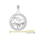 Lodge Wanderlust 10.5 Inch Cast Iron Mountain Griddle - Cookware