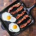 Lodge 11 Inch Seasoned Cast Iron Square Griddle - Cookware