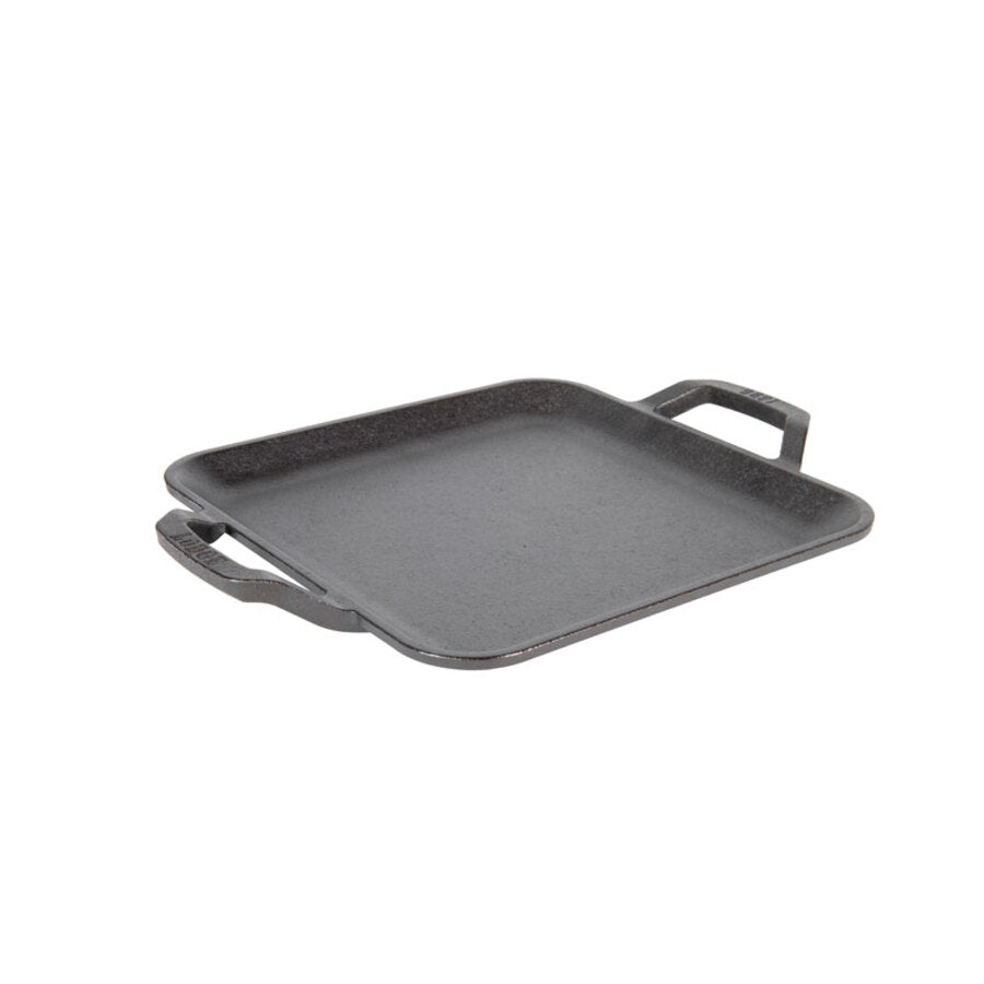 Lodge Chef Collection 11 Inch Cast Iron Square Griddle - Cookware