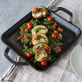 Lodge Chef Collection 11 Inch Cast Iron Square Griddle - Cookware
