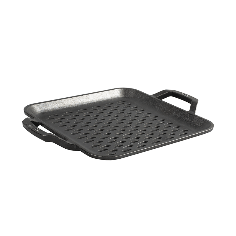 Lodge Chef Collection 11 Inch Cast Iron Square Grill Topper - Cookware