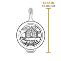 Wanderlust 3.2 Quart Cast Iron Cabin Combo Cooker