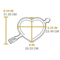 Lodge Seasoned Cast Iron Heart Skillet - Cookware