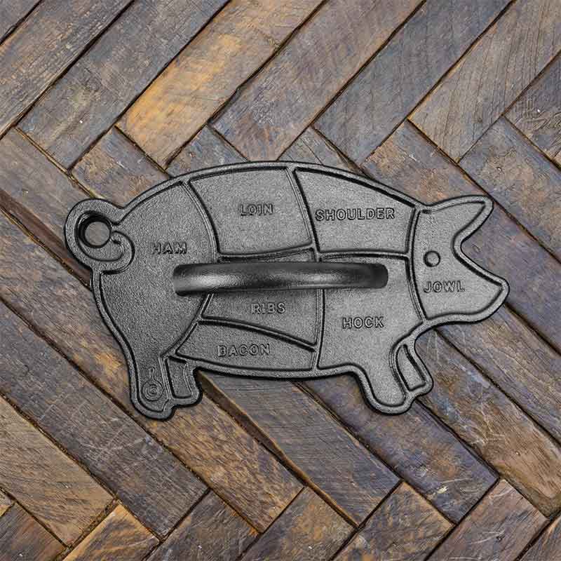 Lodge Seasoned Cast Iron Pig Press - Cookware
