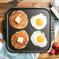 Lodge 10.5 Inch Single Burner Reversible Grill/Griddle - Cookware