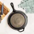 Lodge Custom Engraved Initial Skillet - Cast Iron Cookware