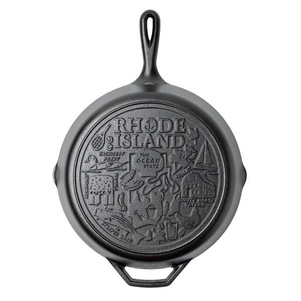 Lodge American Road Trip: 12 Inch Seasoned Cast Iron Skillet, Rhode Island - Cookware