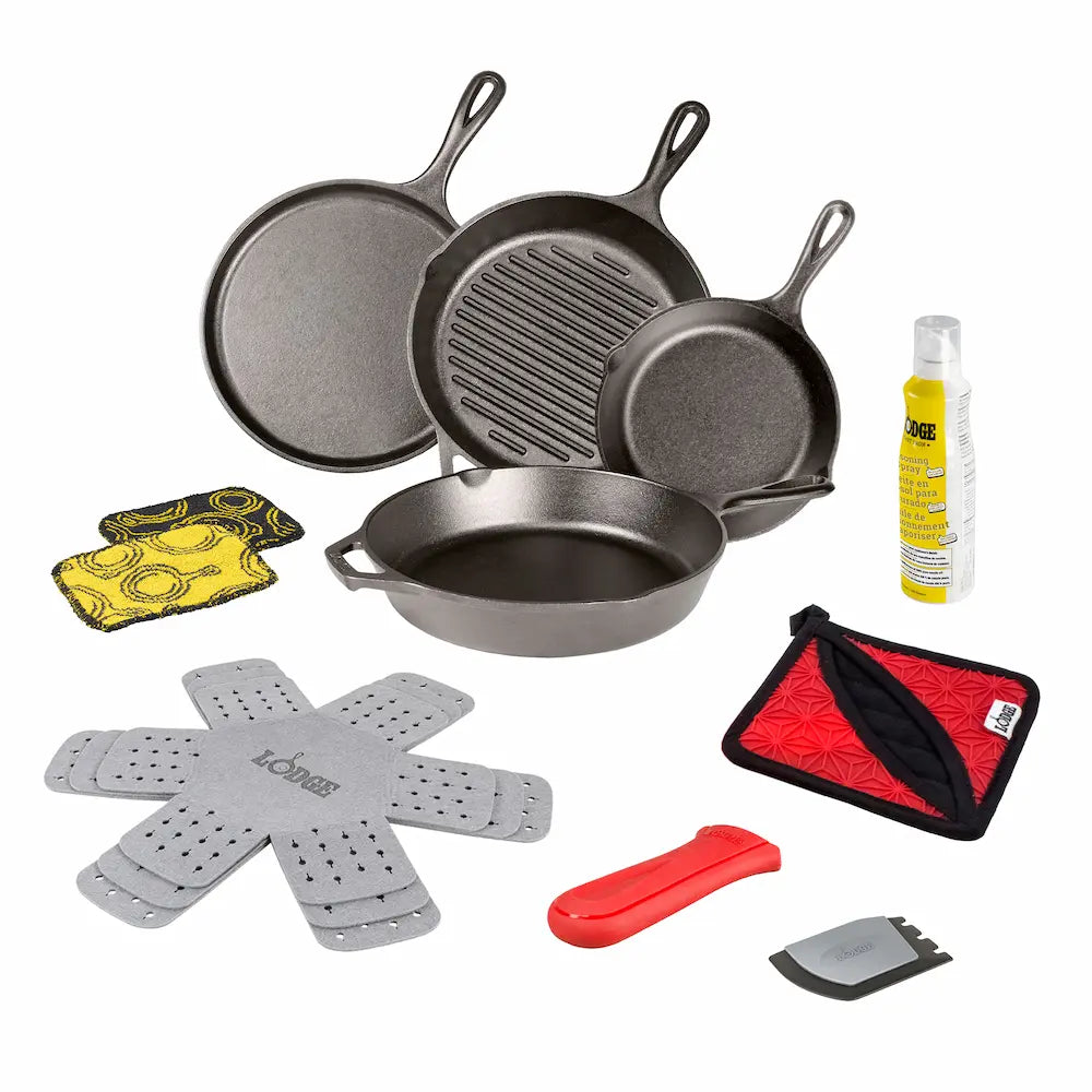 Lodge Seasoned Cast Iron Starter Set - Cookware