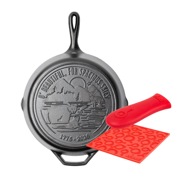 Lodge America The Beautiful Skillet & Accessories Set - Cookware