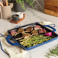 Lodge USA Enamel 11 Inch Enameled Cast Iron Grill Pan