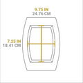 Lodge Rectangular Wood Underliner - Wood Cookware Trivet
