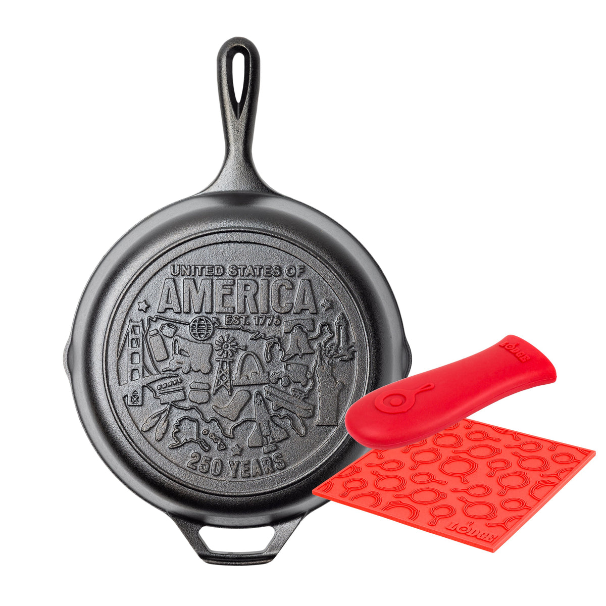 Lodge American Icons Skillet & Accessories Set - Cookware