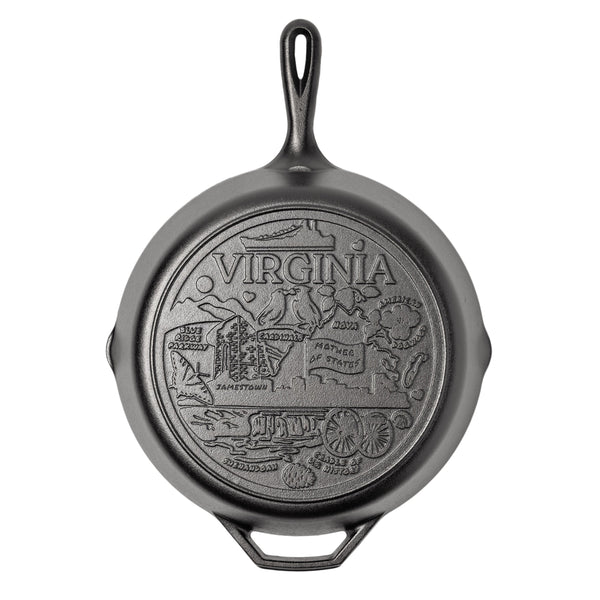 Lodge American Road Trip: 12 Inch Seasoned Cast Iron Skillet, Virginia - Cookware