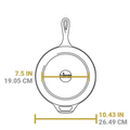 Lodge Cast Iron Covered Deep Skillet - Cookware