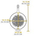Lodge Round Cast Iron Grill Pan - Cookware