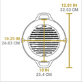 Lodge Dual Handle Cast Iron Grill Pan - Cookware