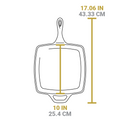 Lodge Square Cast Iron Classic Skillet - Cookware
