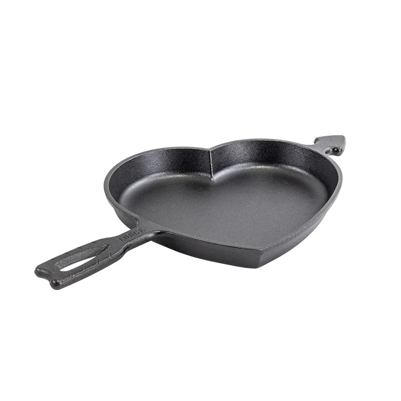 Lodge Seasoned Cast Iron Heart Skillet - Cookware