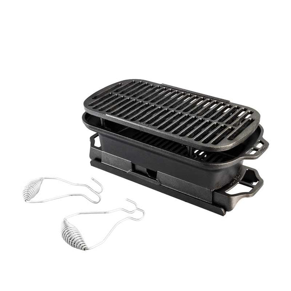 Lodge Sportsman’s Pro Cast Iron Grill - Cookware